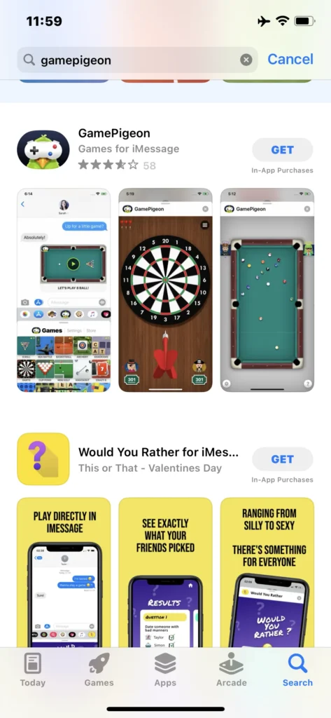 play game pigeon on iMessage