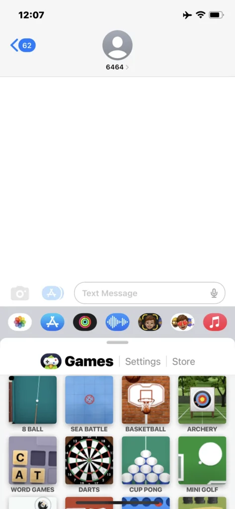 Game Pigeon on iMessage