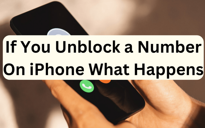 Implications of Unblocking a Number