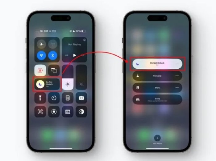 Use the Do Not Disturb Feature