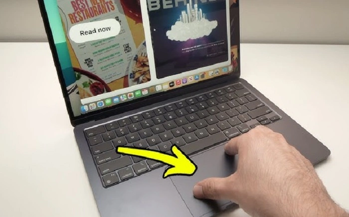 how to scroll on macbook air 5